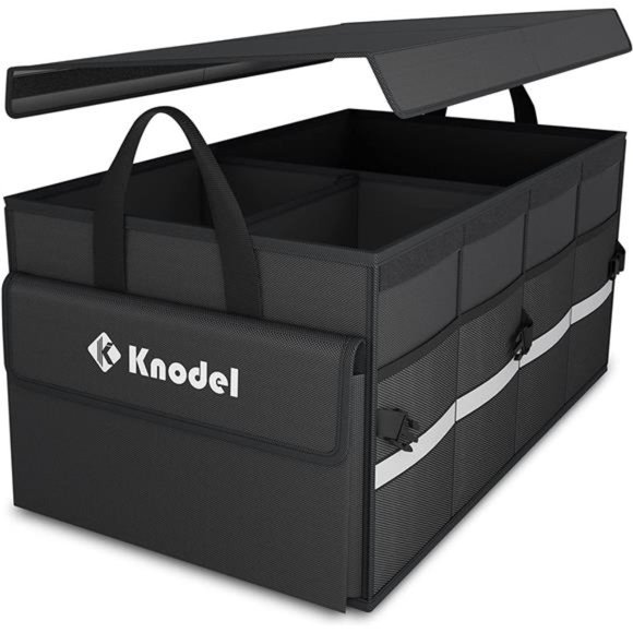 Car Trunk Organizer with Lid, Collapsible Car Trunk Storage Organizer - Picture 1 of 6